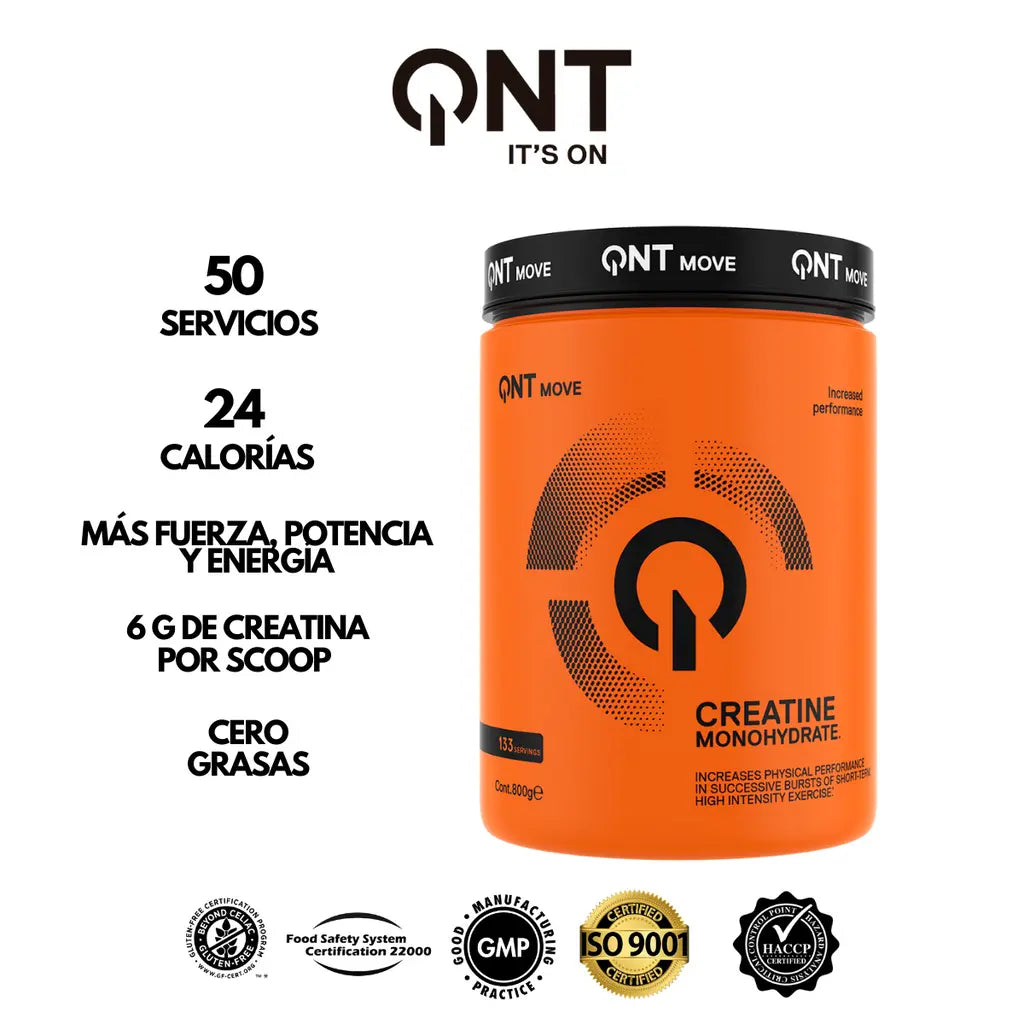 Creatina Monohydrate en Polvo 300 Gr - QNT - SmartNutrition