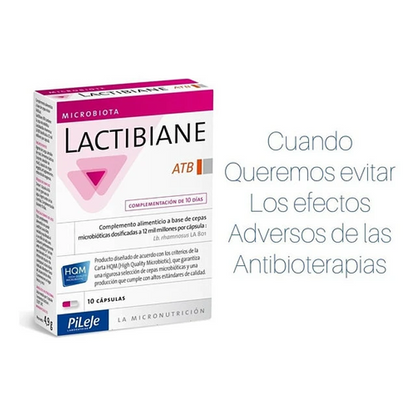 Probióticos Pileje, Lactibiane Atb  10 Caps