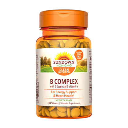 B Complex (100 tabs) - Sundown - SmartNutrition