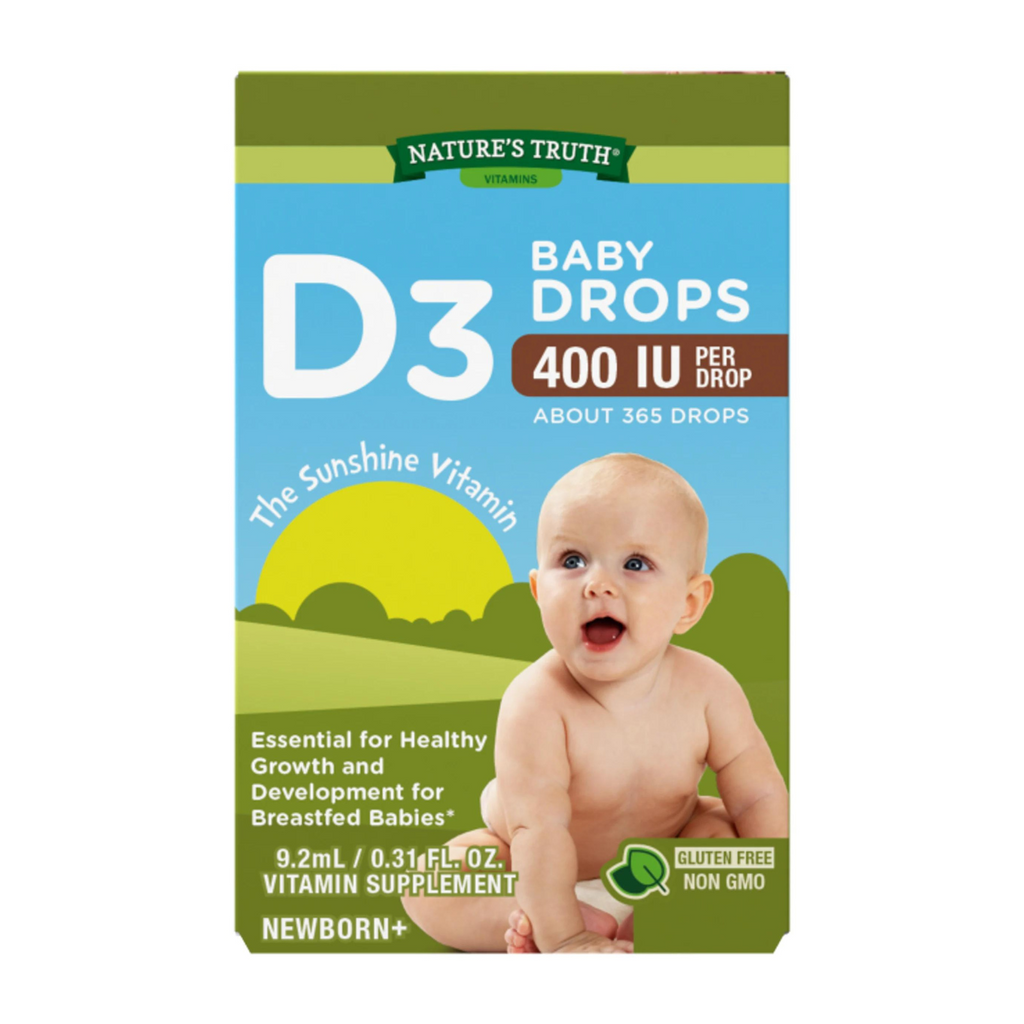 Baby Vitamin D3 10 Mcg (400 UI) Gotas 9,2 Ml Nature's Truth