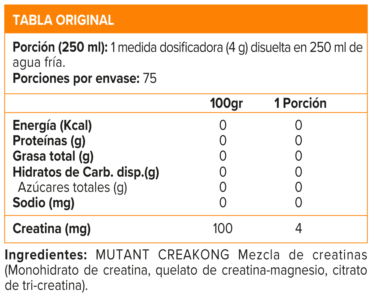 Creatina Creakon 300G - Mutant - SmartNutrition