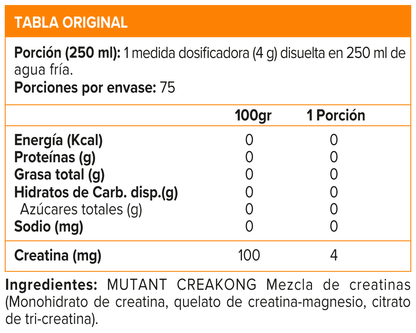 Creatina Creakon 300G - Mutant - SmartNutrition