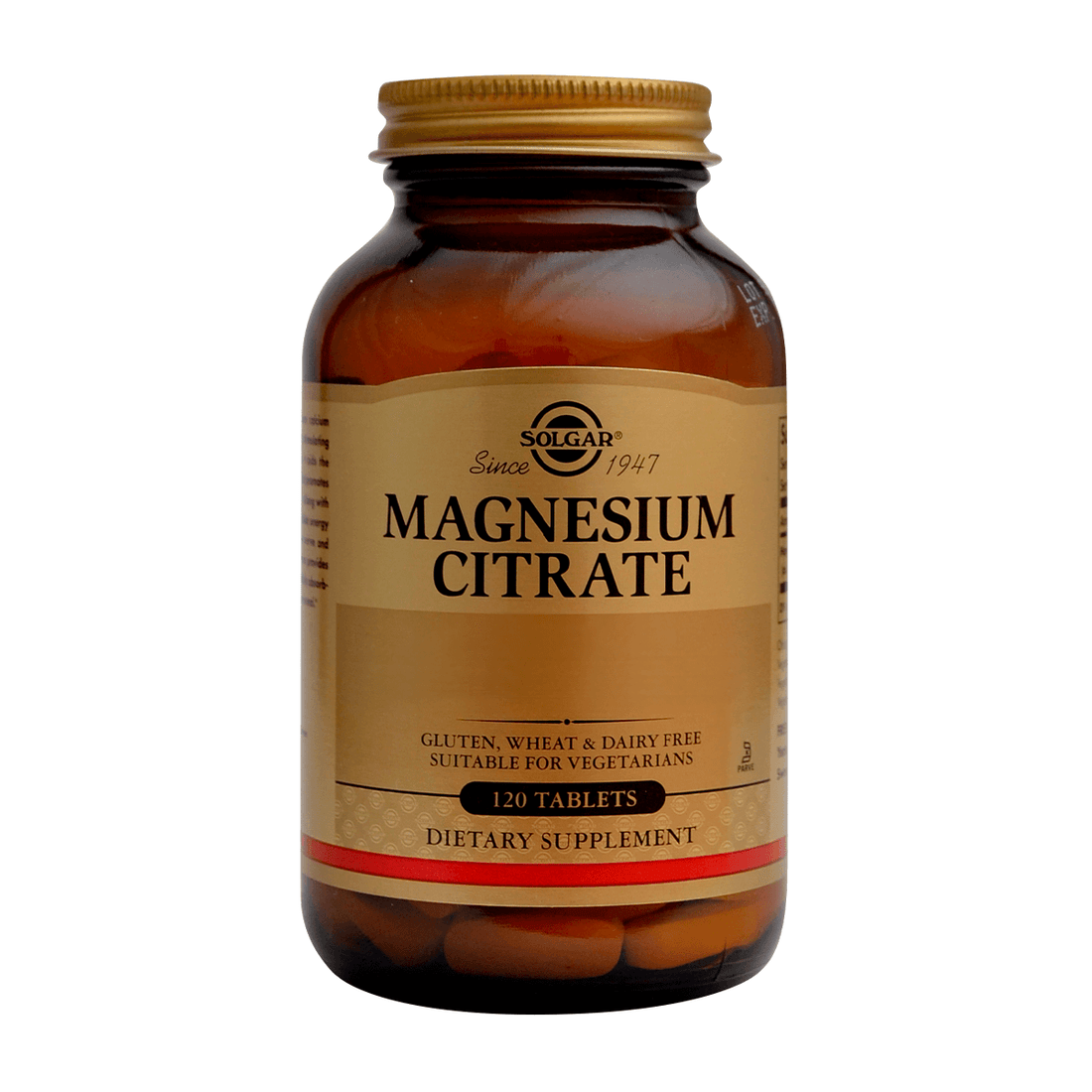 Citrato de Magnesio (120 tabs) - Solgar - SmartNutrition