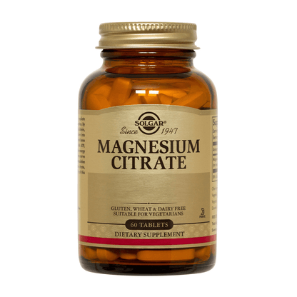 Citrato De Magnesio (60 Tabs) - Solgar - SmartNutrition