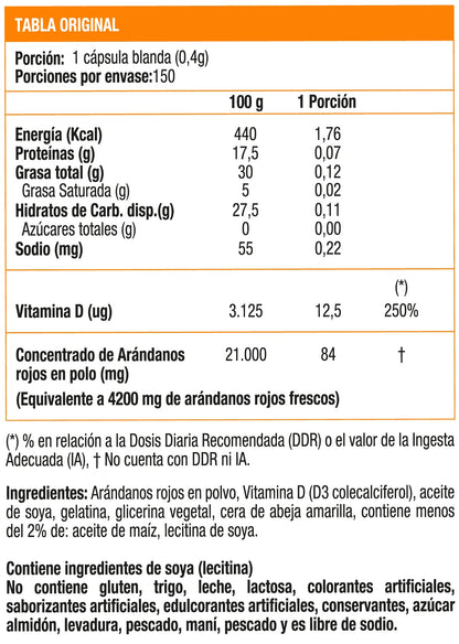 Cranberry 8400 mg (150 soft) - Sundown - SmartNutrition