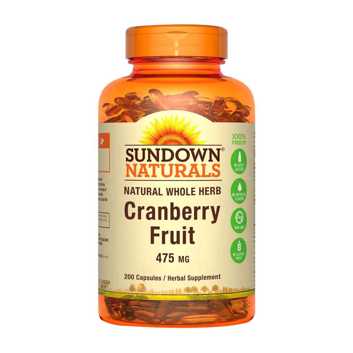 Cranberry Fruit (200 caps) - Sundown naturals - SmartNutrition