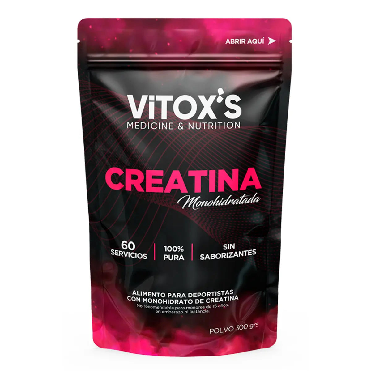 Creatina Monohidratada Vitox,  300grs - SmartNutrition