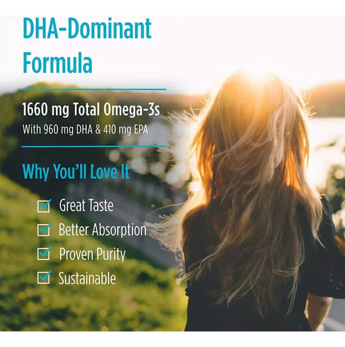 Dha Xtra 1660mg Omega-3 | Nordic Naturals | 60 Caps - SmartNutrition