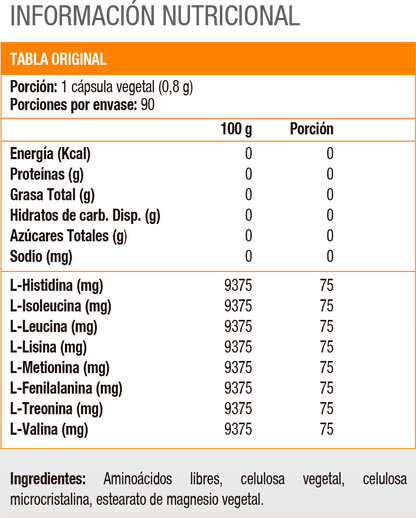 Essential Amino Complex, Aminoácidos (90 caps) - SmartNutrition