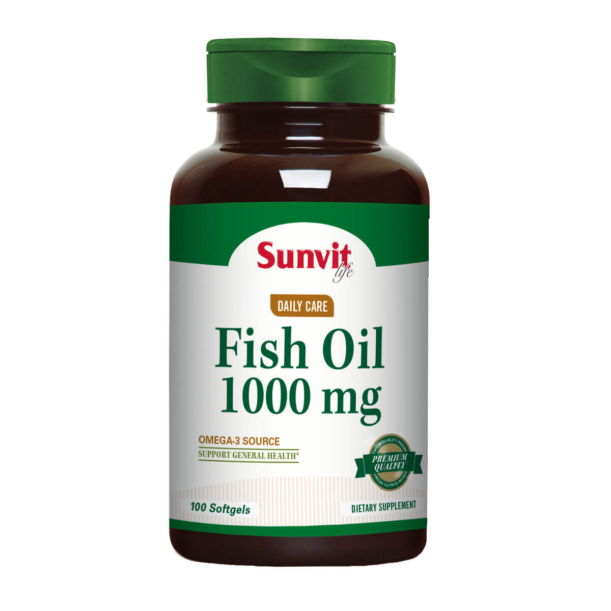 Fish Oil 1000 mg (100 soft) - Sunvit - SmartNutrition