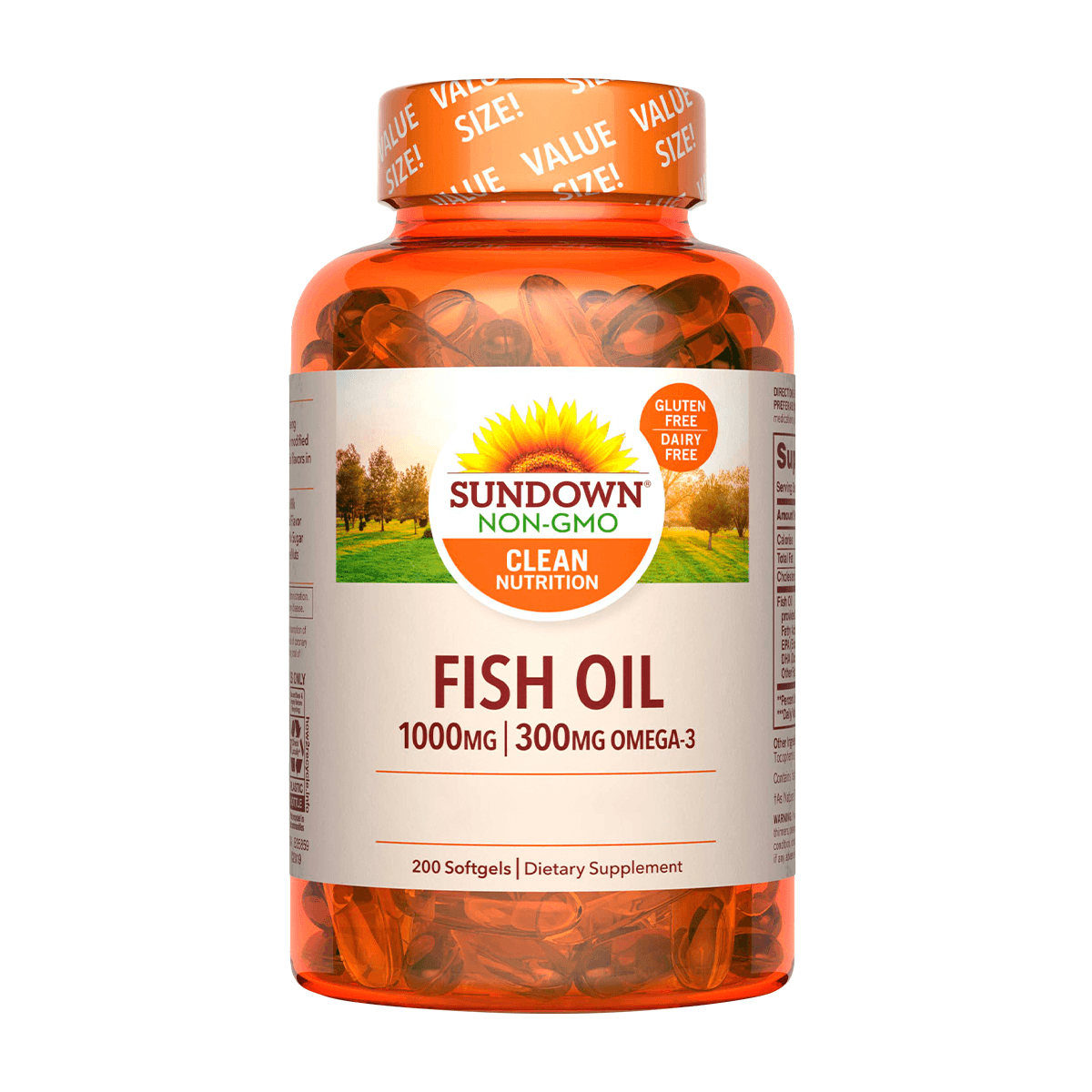 Fish Oil 1000 mg (200 soft) - Sundown - SmartNutrition