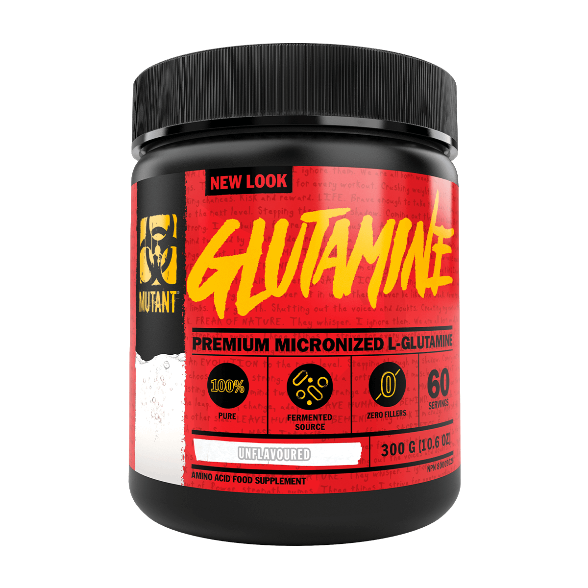 Glutamina 300gr, Mutant - SmartNutrition