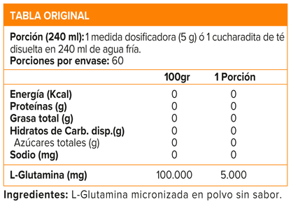 Glutamina 300gr, Mutant - SmartNutrition