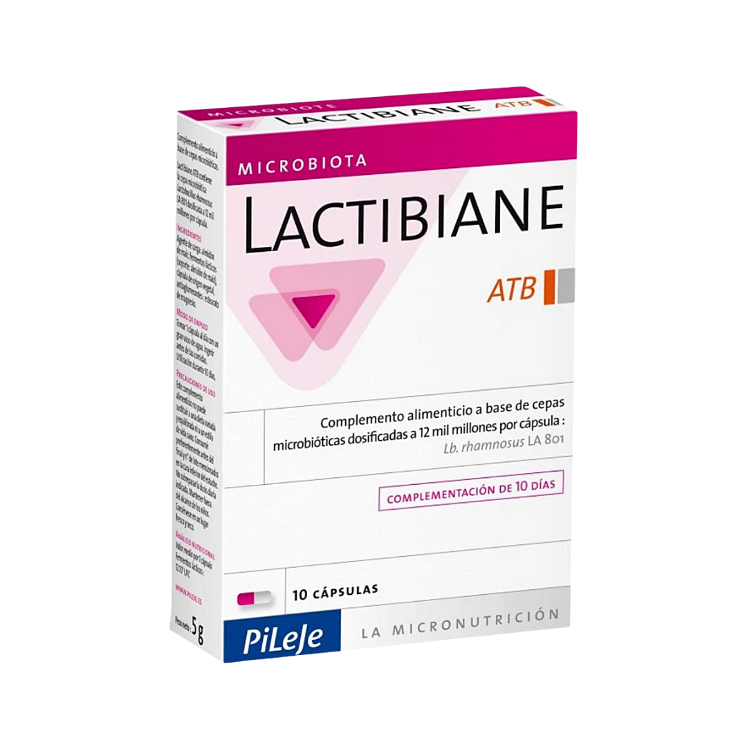 Probióticos Pileje, Lactibiane Atb  10 Caps - SmartNutrition