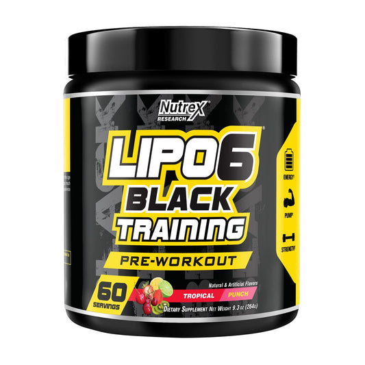 Lipo 6 Black Training, Energía (264 gr) - Nutrex - SmartNutrition