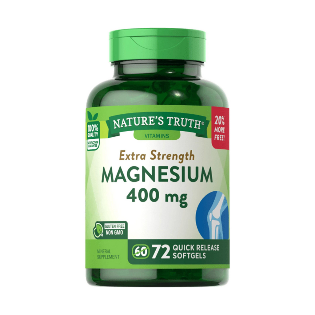 Magnesio 400 mg - 72 Cápsulas Blandas - SmartNutrition