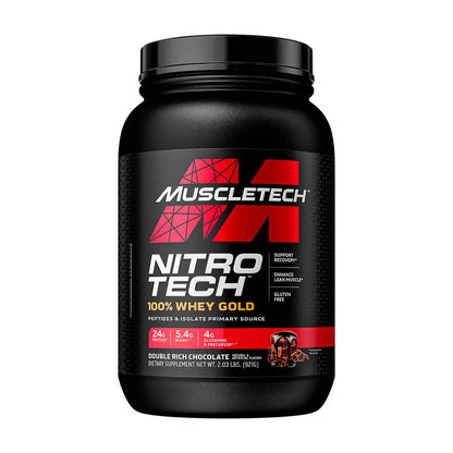 Nitro Tech, Whey protein Gold (2 Lb) - Muscletech - SmartNutrition