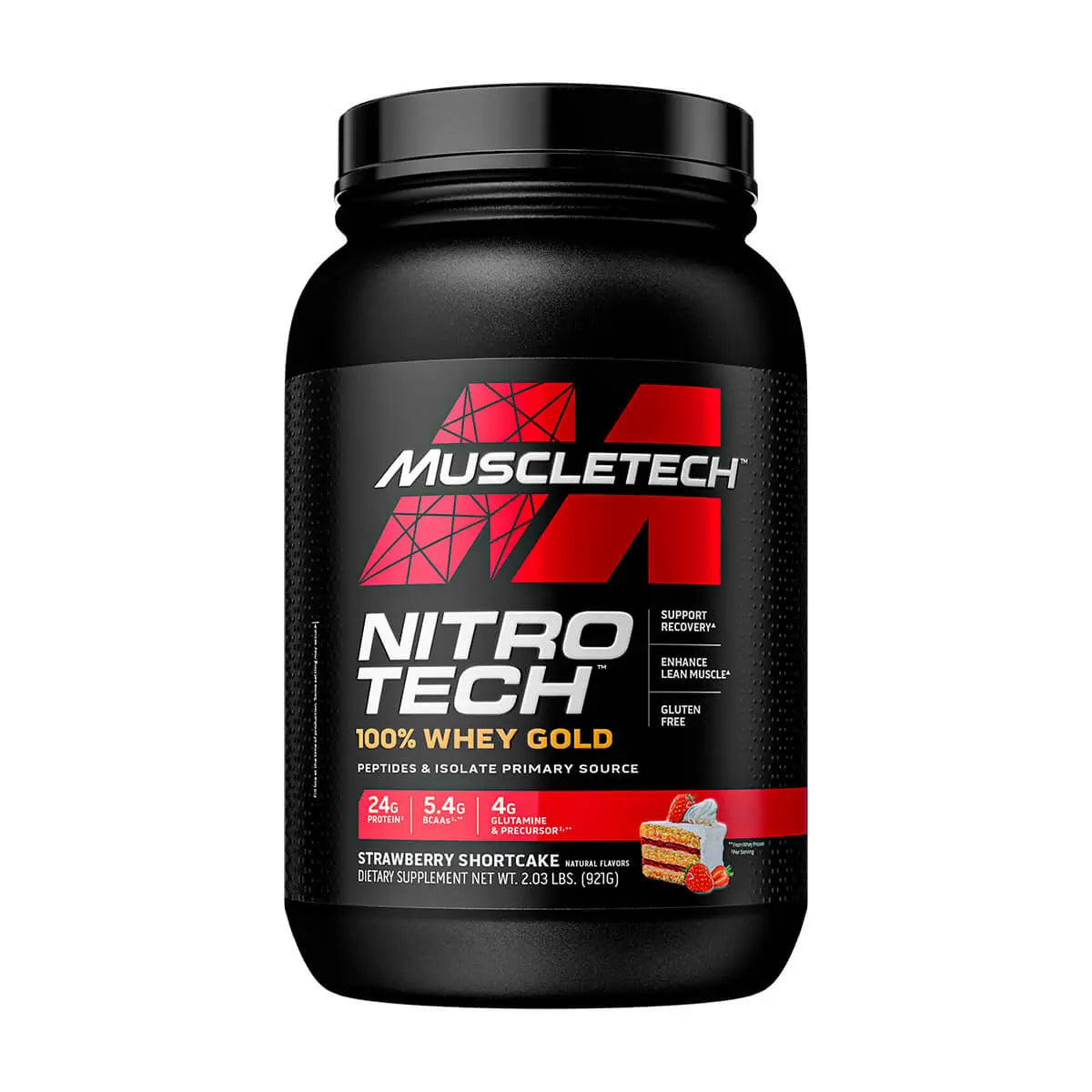 Nitro Tech, Whey protein Gold (2 Lb) - Muscletech - SmartNutrition