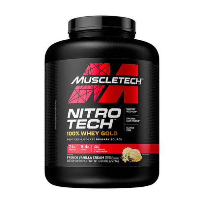 Nitro Tech 100% Whey Gold (5 Lb) - Muscletech - SmartNutrition