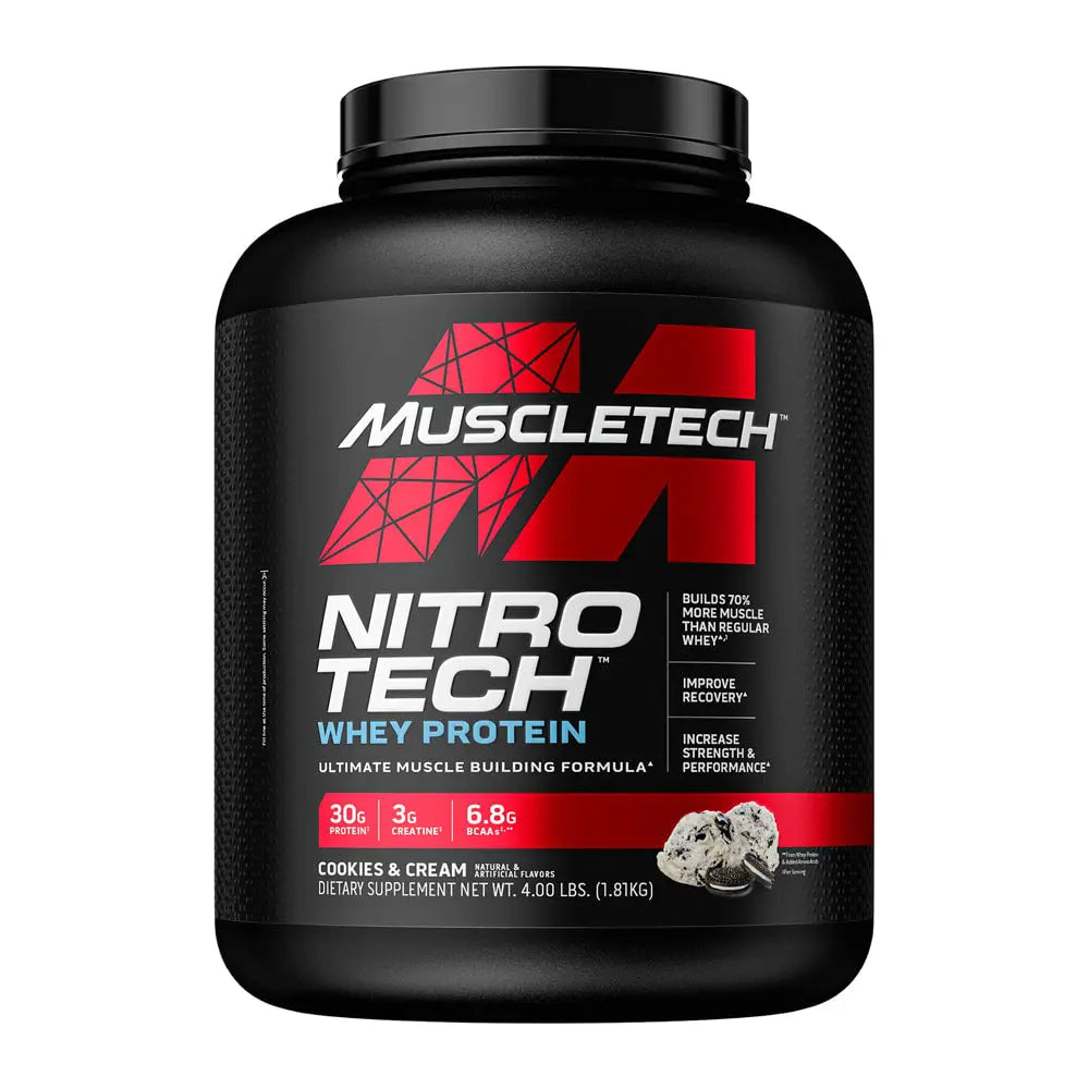 Nitro Tech Whey Protein (4Lb) - Muscletech - SmartNutrition