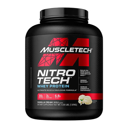 Nitro Tech Whey Protein (4Lb) - Muscletech - SmartNutrition