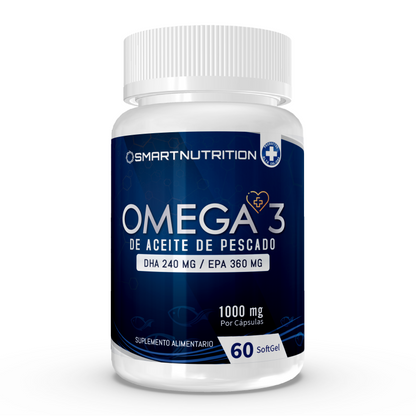 Omega3 - Aceite De Pescado 1000g(Dha Y Epa), 60 Capsulas