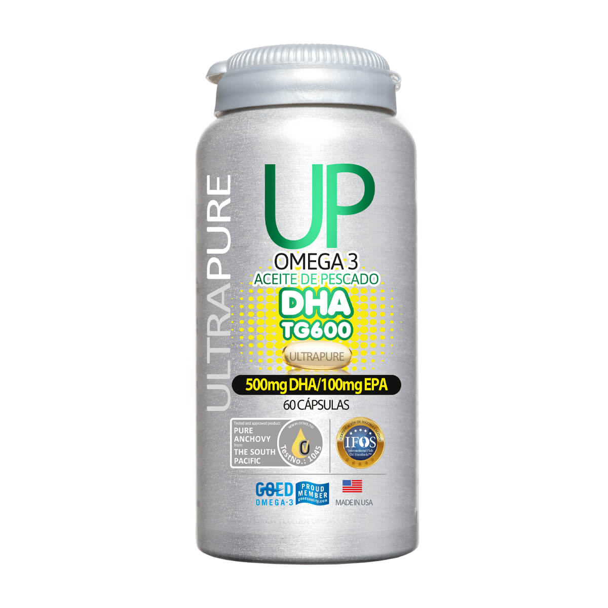 Omega Up TG DHA 600, Omega 3 (60 caps) - SmartNutrition