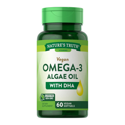 Omega 3 Vegano con DHA - 60 Cápsulas Blandas Veganas - SmartNutrition