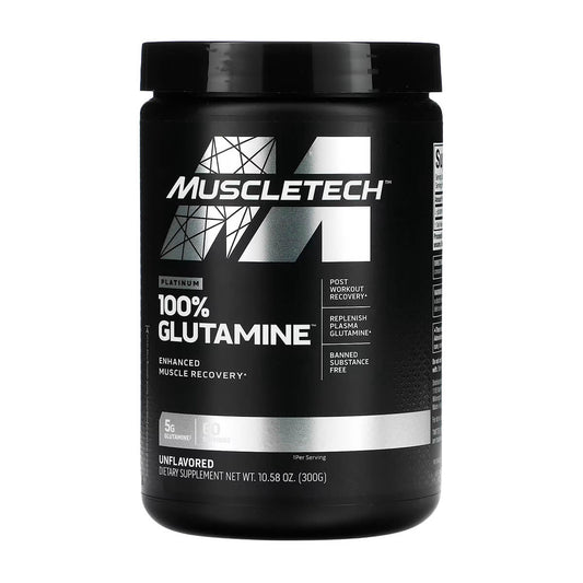 Platinum 100% Glutamine (300 gr) - Muscletech - SmartNutrition