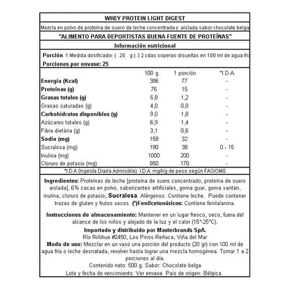 Proteína Whey Light Digest 500 grs - QNT - SmartNutrition