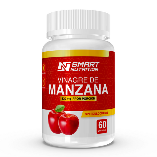 Vinagre de Manzana 820 Mg - 60 Cápsulas - SmartNutrition