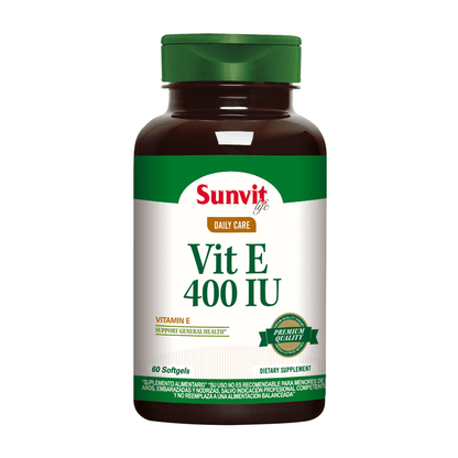 Vitamina E 400 Ui (60 Soft) - Sunvit - SmartNutrition