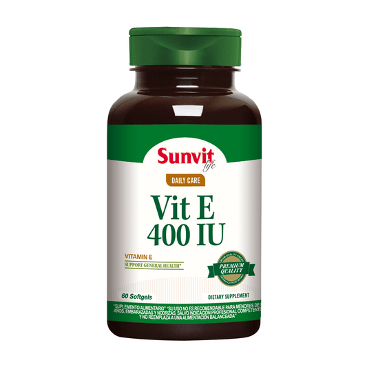 Vitamina E 400 Ui (60 Soft) - Sunvit - SmartNutrition