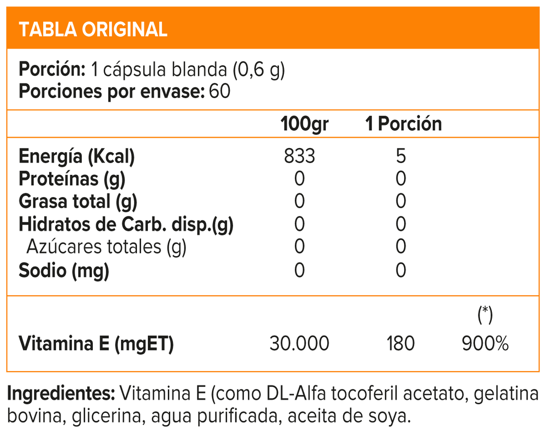 Vitamina E 400 Ui (60 Soft) - Sunvit - SmartNutrition