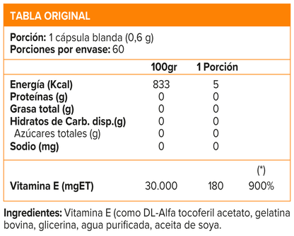 Vitamina E 400 Ui (60 Soft) - Sunvit - SmartNutrition