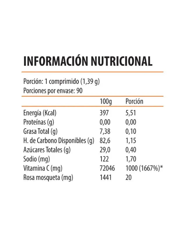 Vitamina C + Rosa Mosqueta - Up - SmartNutrition