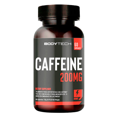 Caffeine 200 Mg 60 Caps Bodytech