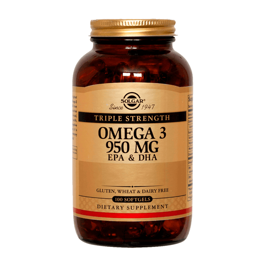 Omega 3 Triple Strength, 950 mg (100 soft)-Solgar Solgar