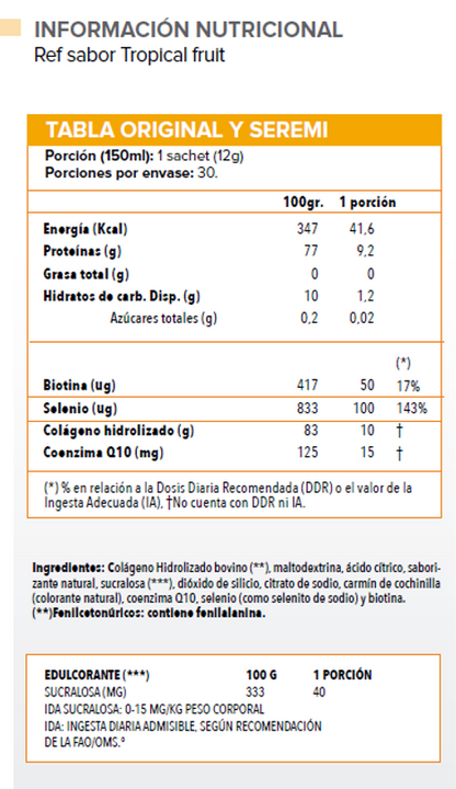 Multimix Collagen, Nutricosmética (30 sachets de 12 gr) - Colageno hidrolizado